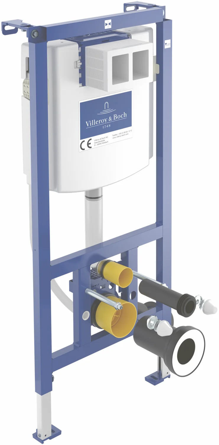 Villeroy & Boch WC-Vorwandelement ViConnect Installationssysteme, Stahl, Easy, 525 x 1120 x 135 mm, Höhe 1120 mm, Wanneneinbaumaß 0-200 mm
