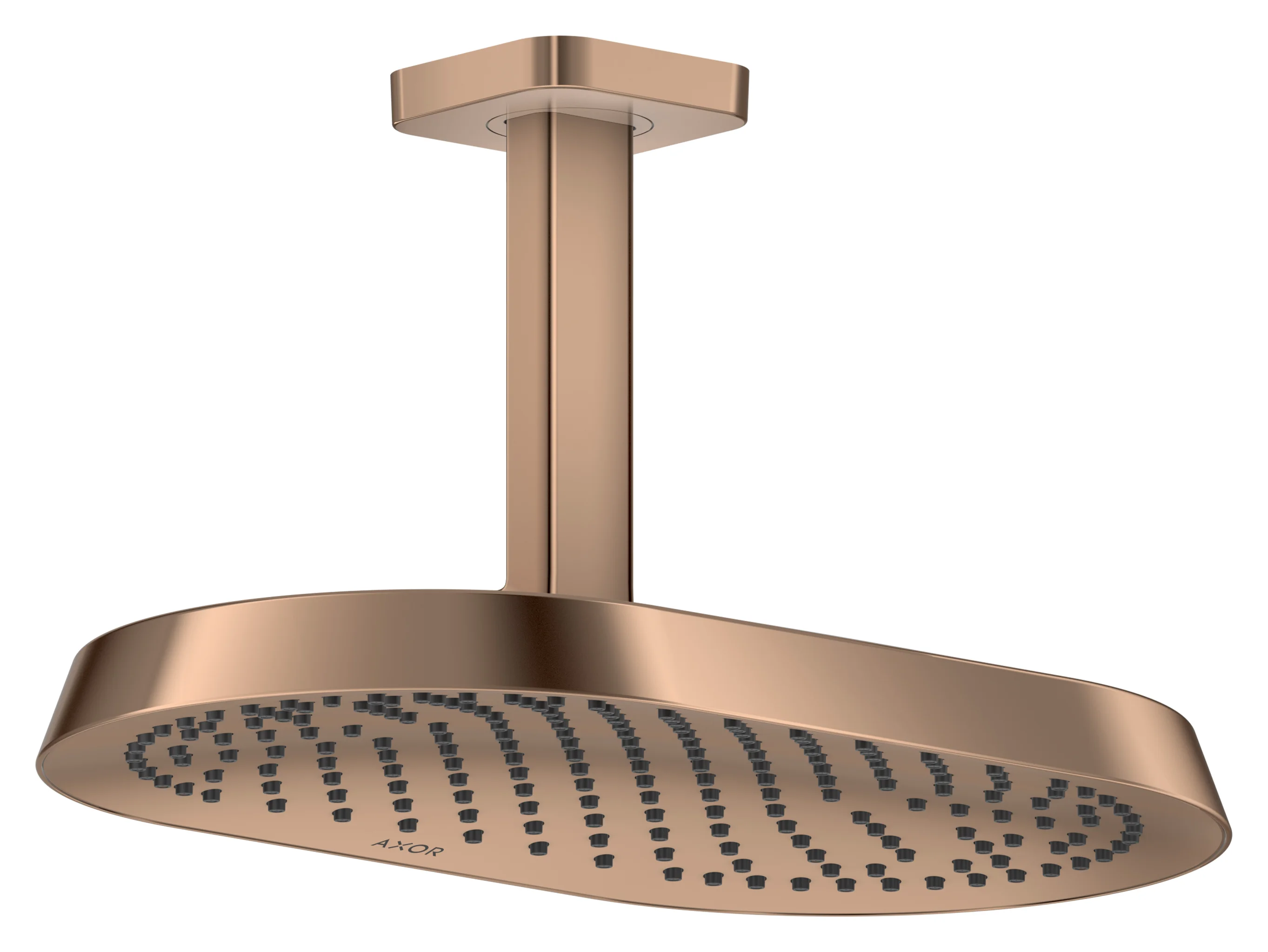 Hansgrohe AXOR ShowerSphere Kopfbrause 370/220 mm, 1-Jet mit Deckenanschluss PRG, Polished Red Gold Hansgrohe AXOR ShowerSphere Kopfbrause 370/220 mm, 1-Jet mit Deckenanschluss PRG, Polished Red Gold