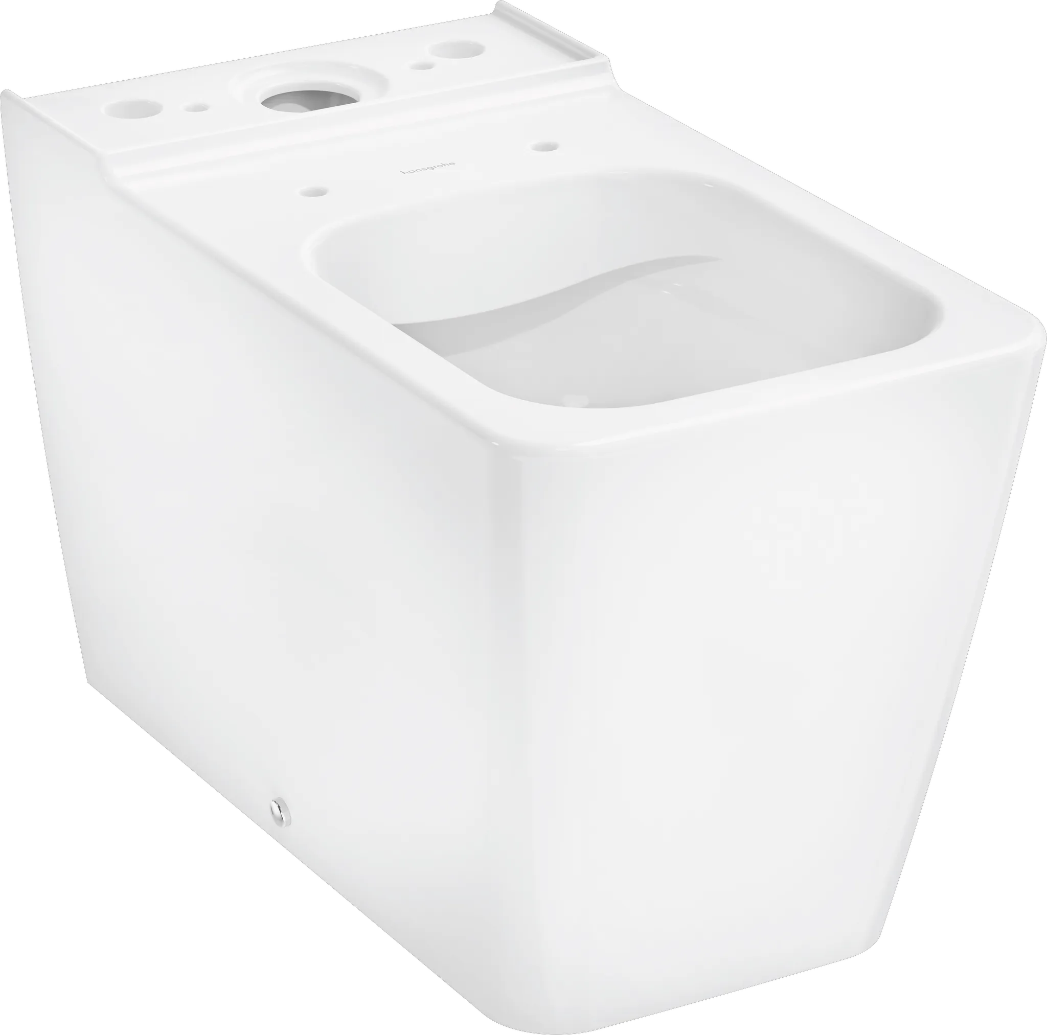 Hansgrohe EluPura Q Stand-WC, wandbündig, AquaFall Flush, Weiß Hansgrohe EluPura Q Stand-WC, wandbündig, AquaFall Flush, Weiß