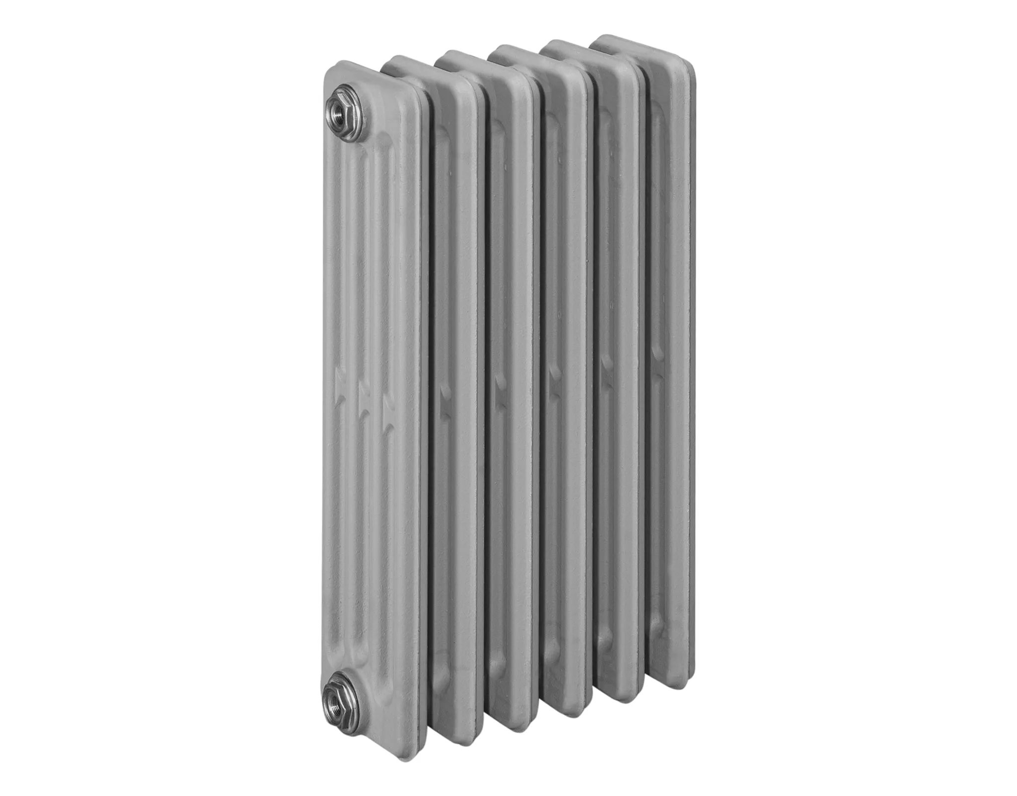 Beispielbild eines Heizkörpers mit 6 Gliedern ASW DIN-Gussradiator Berlin grundiert, 28 Glieder, 1.680 mm Breite, 1.600 mm Höhe