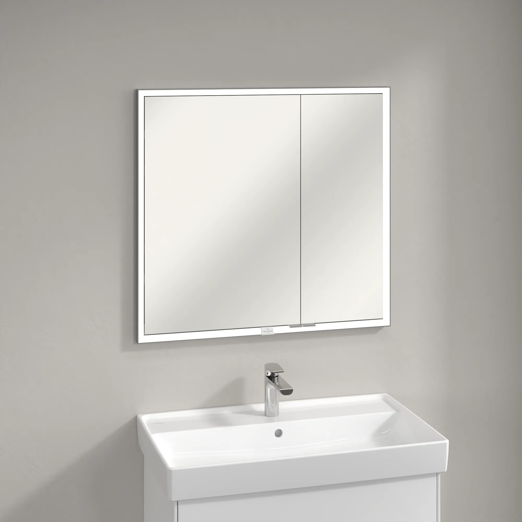 Villeroy & Boch Einbau-Spiegelschrank „My View Now“ 800 × 750 × 168 mm in White Matt Villeroy & Boch Einbau-Spiegelschrank „My View Now“ 800 × 750 × 168 mm in White Matt