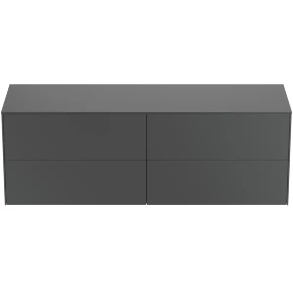 Ideal Standard Waschtischunterschrank Conca, 4 Auszüge, Anthrazit