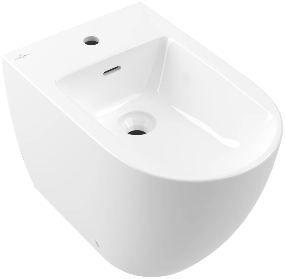 Villeroy & Boch Bidet Subway 3.0 Oval bodenstehend Weiß Alpin CeramicPlus Villeroy & Boch Bidet Subway 3.0 Oval bodenstehend Weiß Alpin CeramicPlus
