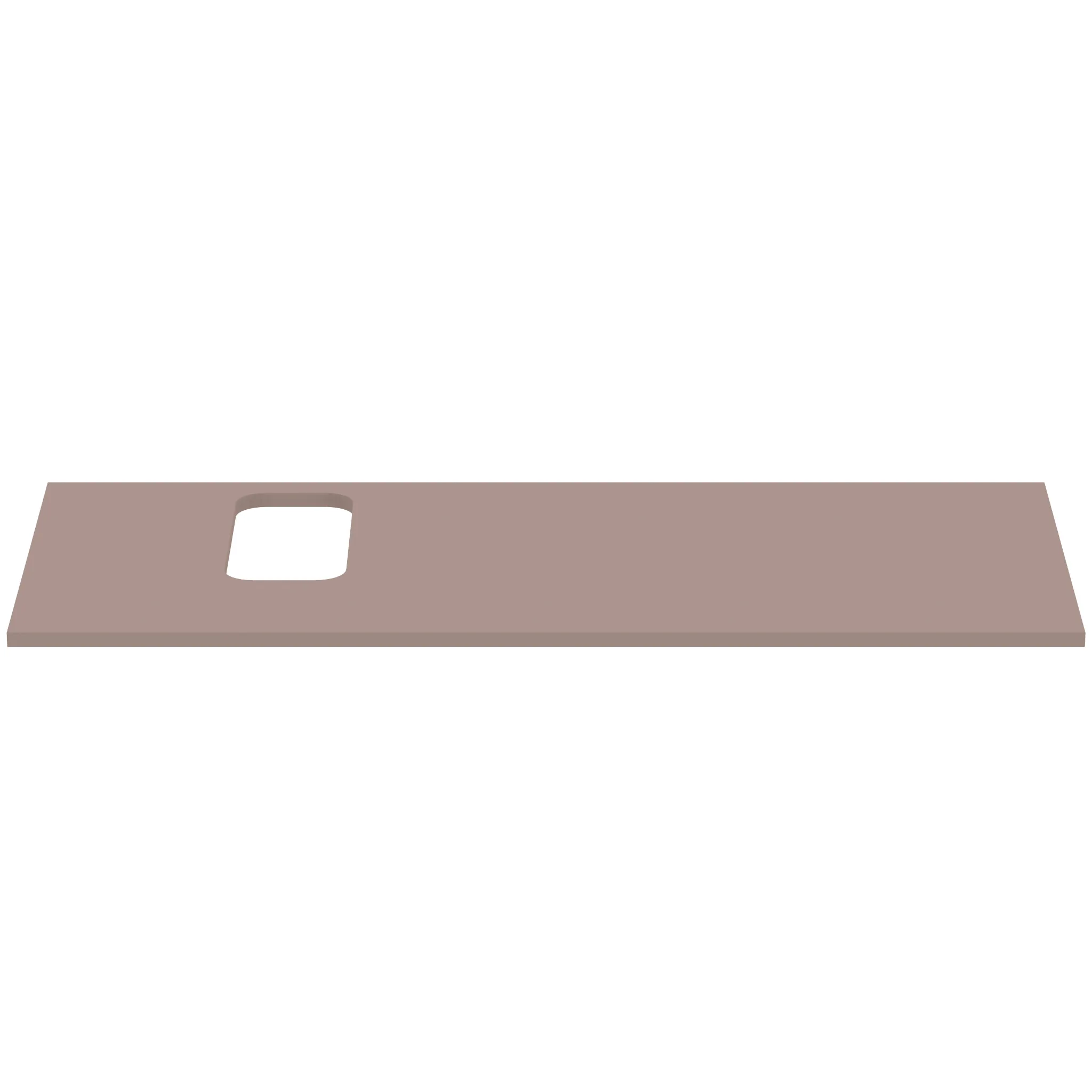 Ideal Standard Waschtischplatte i.life B, links Ausschnitt, 1202x507x18mm, Greige Ideal Standard Waschtischplatte i.life B, links Ausschnitt, 1202x507x18mm, Greige