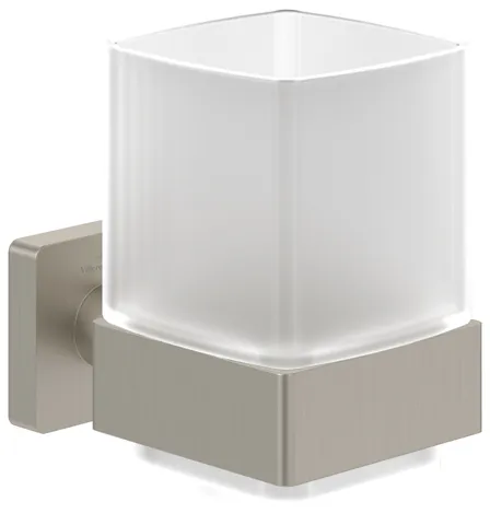 Villeroy & Boch Glas/Zahnbürstenhalter „Elements-Striking“ in chrom, Befestigung verdeckt Villeroy & Boch Glas/Zahnbürstenhalter „Elements-Striking“ in chrom, Befestigung verdeckt