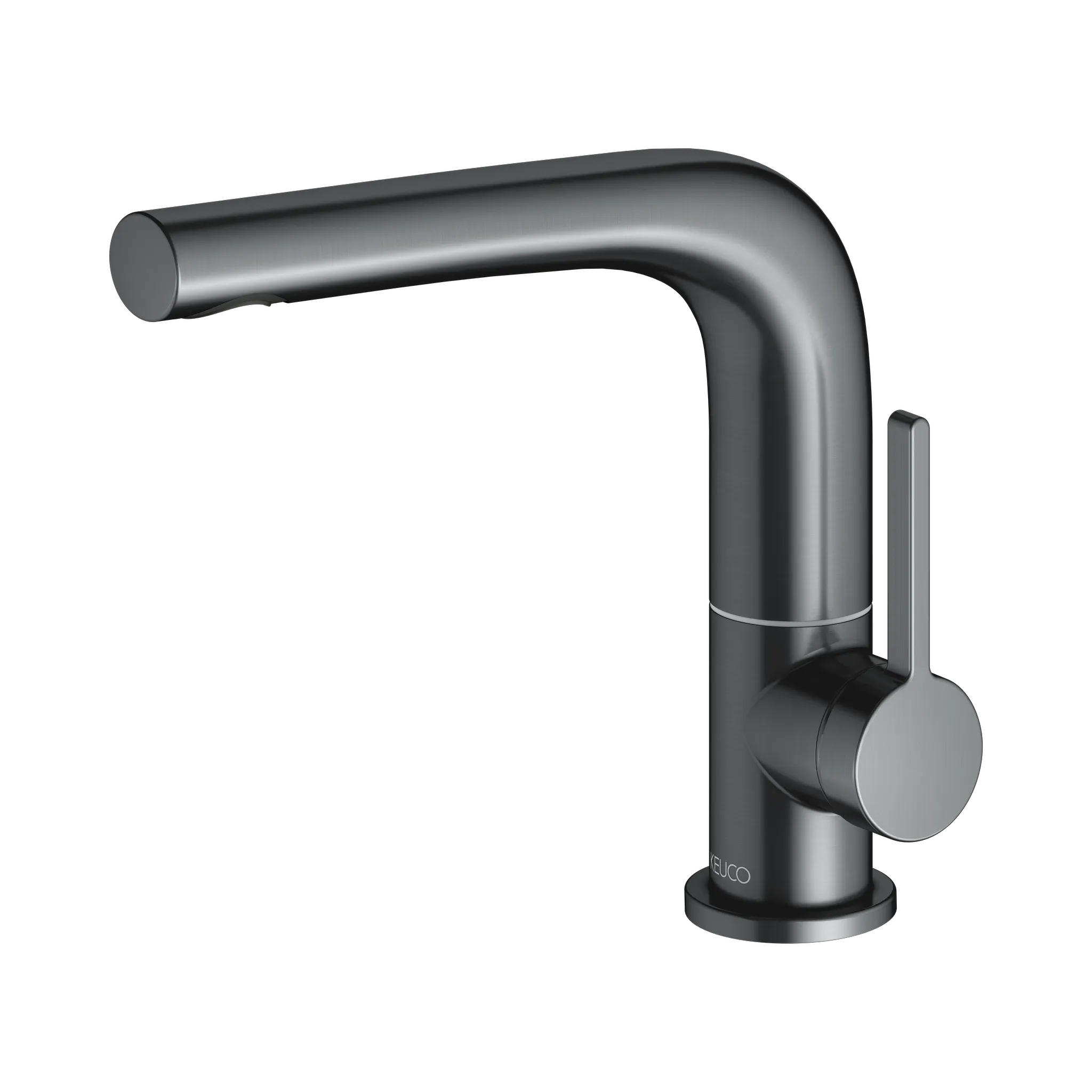 Edition 400 51505130100 Einhebel-Waschtischmischer 150 ohne Zugstangen-Ablaufgarnitur schwenkbar Schwarzchrom gebürstet Edition 400 51505130100 Einhebel-Waschtischmischer 150 ohne Zugstangen-Ablaufgarnitur schwenkbar Schwarzchrom gebürstet