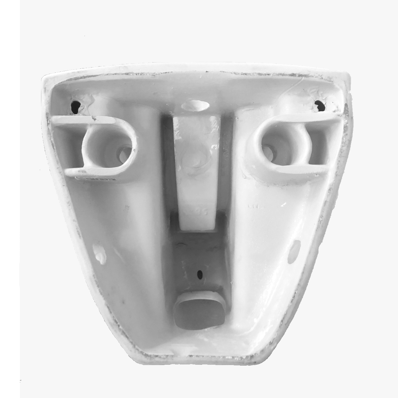 Bidet, mit Hahnlochbohrung, mit Überlauf 36 × 54 cm Bidet, mit Hahnlochbohrung, mit Überlauf 36 × 54 cm