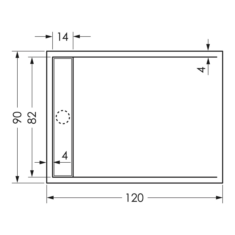 repaBAD rechteck Duschwanne „Zermatt“ 1200 × 900 mm ohne Oberflächenbeschichtung, in Weiß Matt repaBAD rechteck Duschwanne „Zermatt“ 1200 × 900 mm ohne Oberflächenbeschichtung, in Weiß Matt