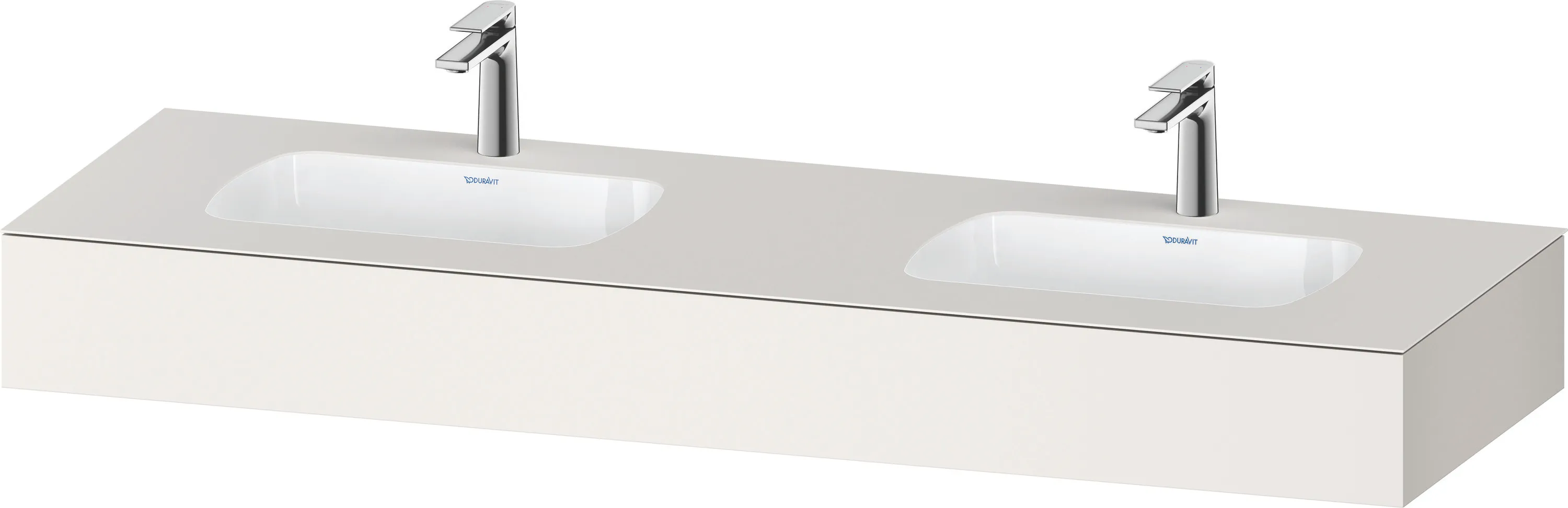 Einbauwaschtisch mit Konsole „Qatego“ 160 × 55 × 17 cm