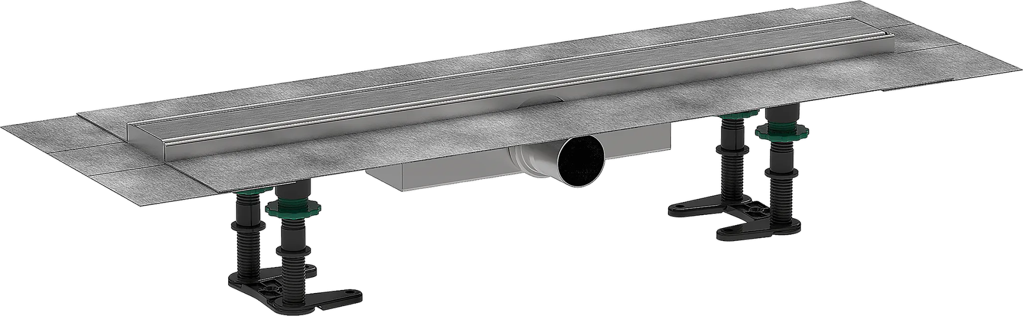 Hansgrohe RainDrain Compact Komplettset Duschrinne 600mm Edelstahl gebürstet Hansgrohe RainDrain Compact Komplettset Duschrinne 600mm Edelstahl gebürstet