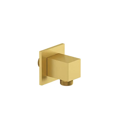 Kludi A-QA Wandanschlussbogen eckig Brushed Gold PVD, DN 15, Ausladung 48 mm Kludi A-QA Wandanschlussbogen eckig Brushed Gold PVD, DN 15, Ausladung 48 mm