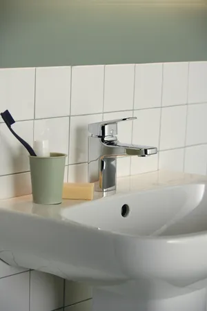 Waschtischarmatur Ceraplan H75 mit Push-Open Ausladung 104mm Chrom Waschtischarmatur Ceraplan H75 mit Push-Open Ausladung 104mm Chrom