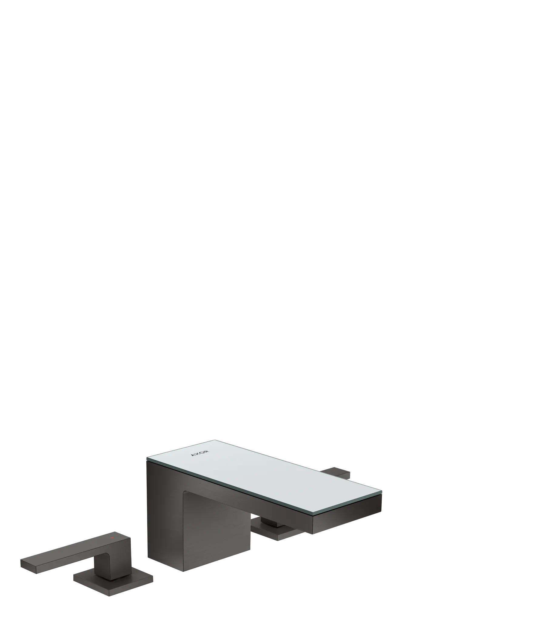 Hansgrohe AXOR MyEdition Mischer mit Platte 200 Glas, Spiegel Hansgrohe AXOR MyEdition Mischer mit Platte 200 Glas, Spiegel