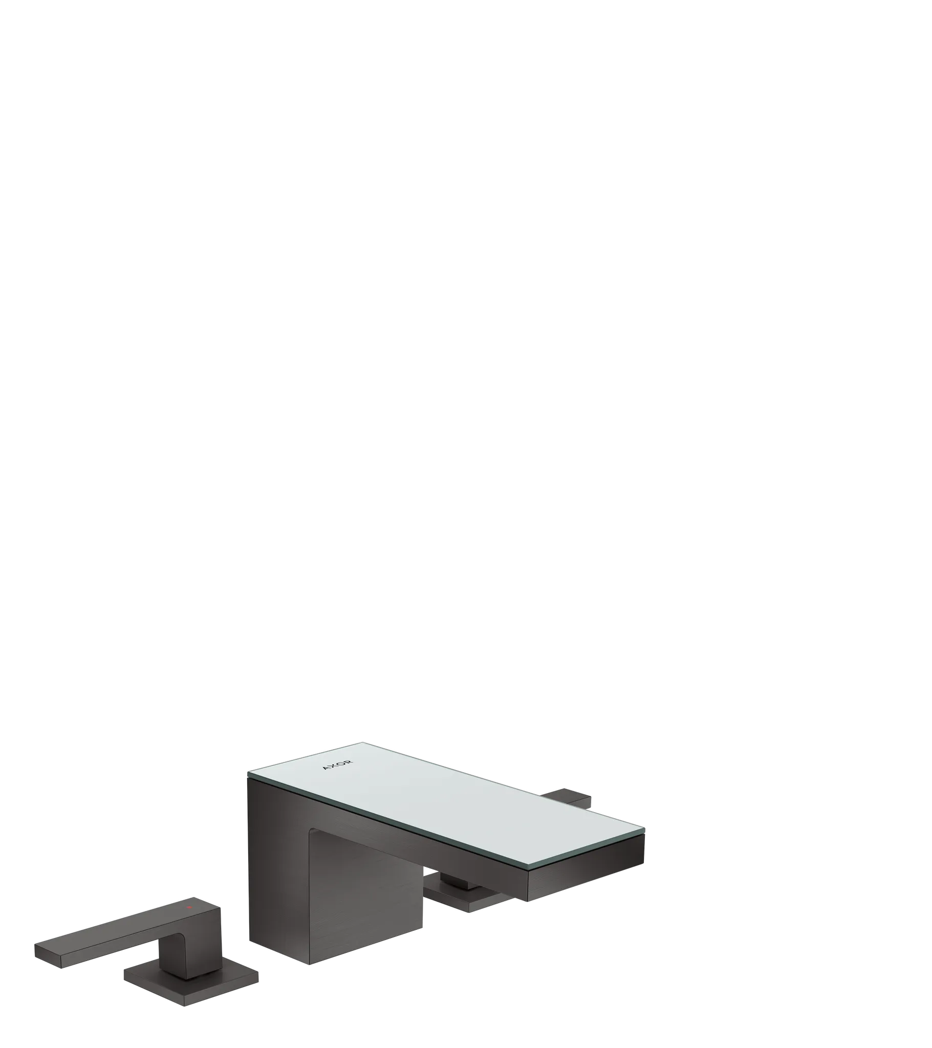 Hansgrohe AXOR MyEdition Mischer mit Platte 200 Glas, Spiegel Hansgrohe AXOR MyEdition Mischer mit Platte 200 Glas, Spiegel