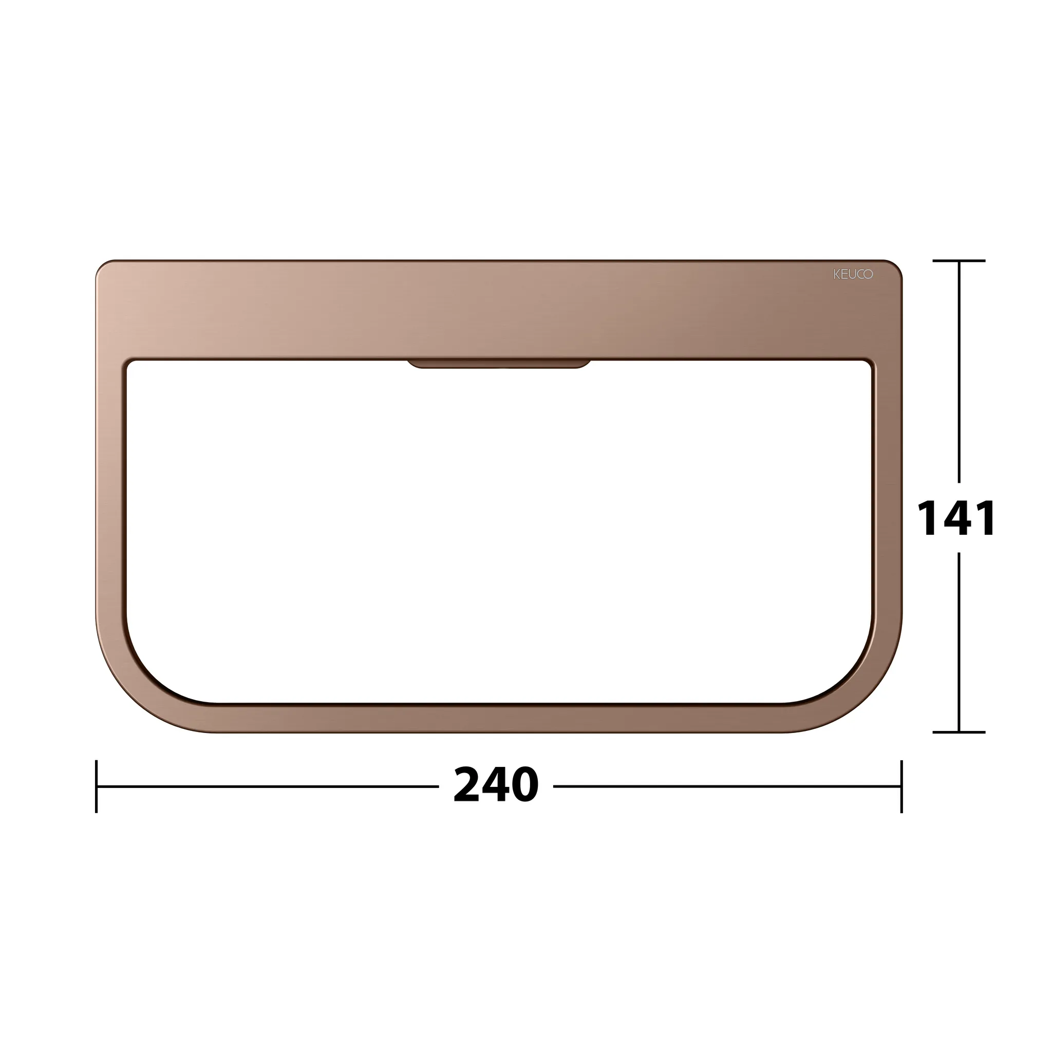 Collection Moll Handtuchring Rotgold gebürstet Collection Moll Handtuchring Rotgold gebürstet