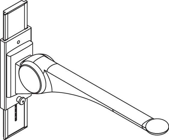 HEWI Stützklappgriff „Serie 802 LifeSystem“