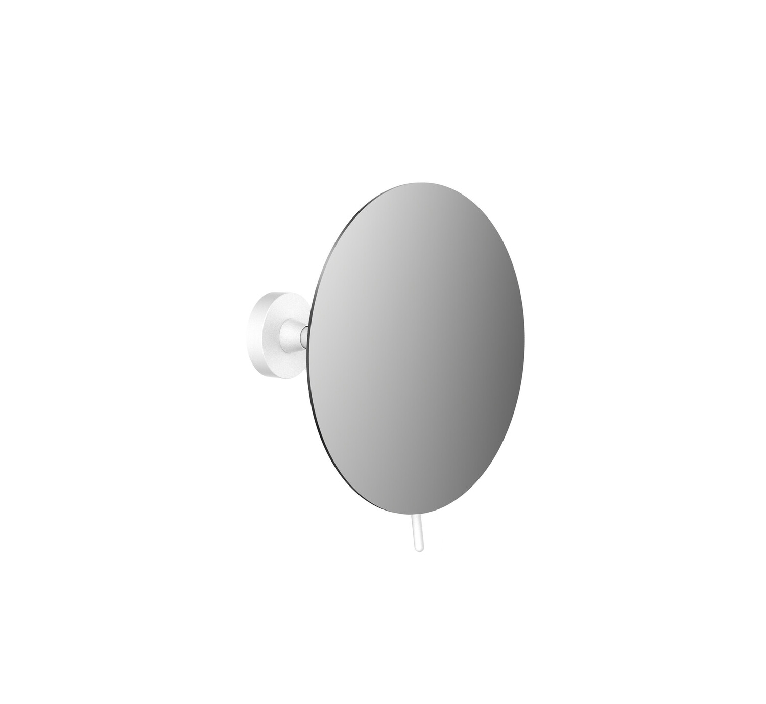 Kosmetikspiegel round mit glue system, 3-fach, rund D: 200 mm, weiss
