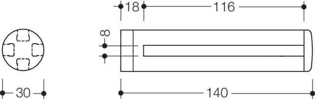 HEWI Glasplatte „Serie 477“ 3 cm