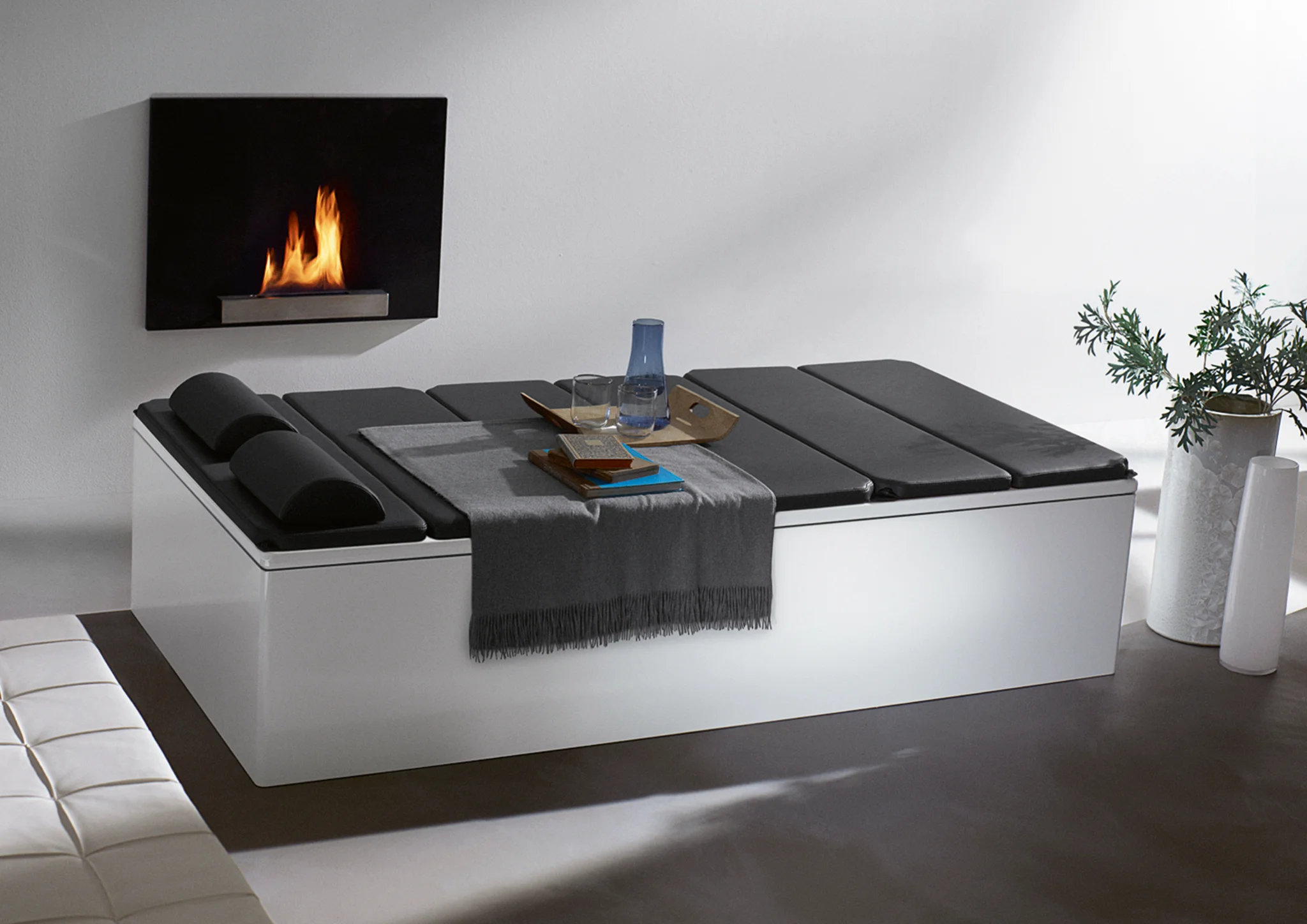 Kaldewei Relaxliege „Experience“ 75 cm in anthrazit Kaldewei Relaxliege „Experience“ 75 cm in anthrazit