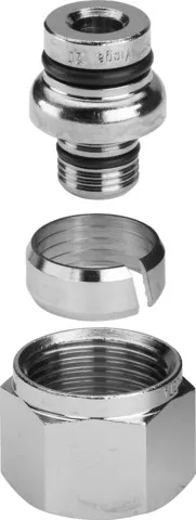 Viega „Sanfix Fosta“ Klemmringverschraubung vernickelt 16 mm Viega „Sanfix Fosta“ Klemmringverschraubung vernickelt 16 mm