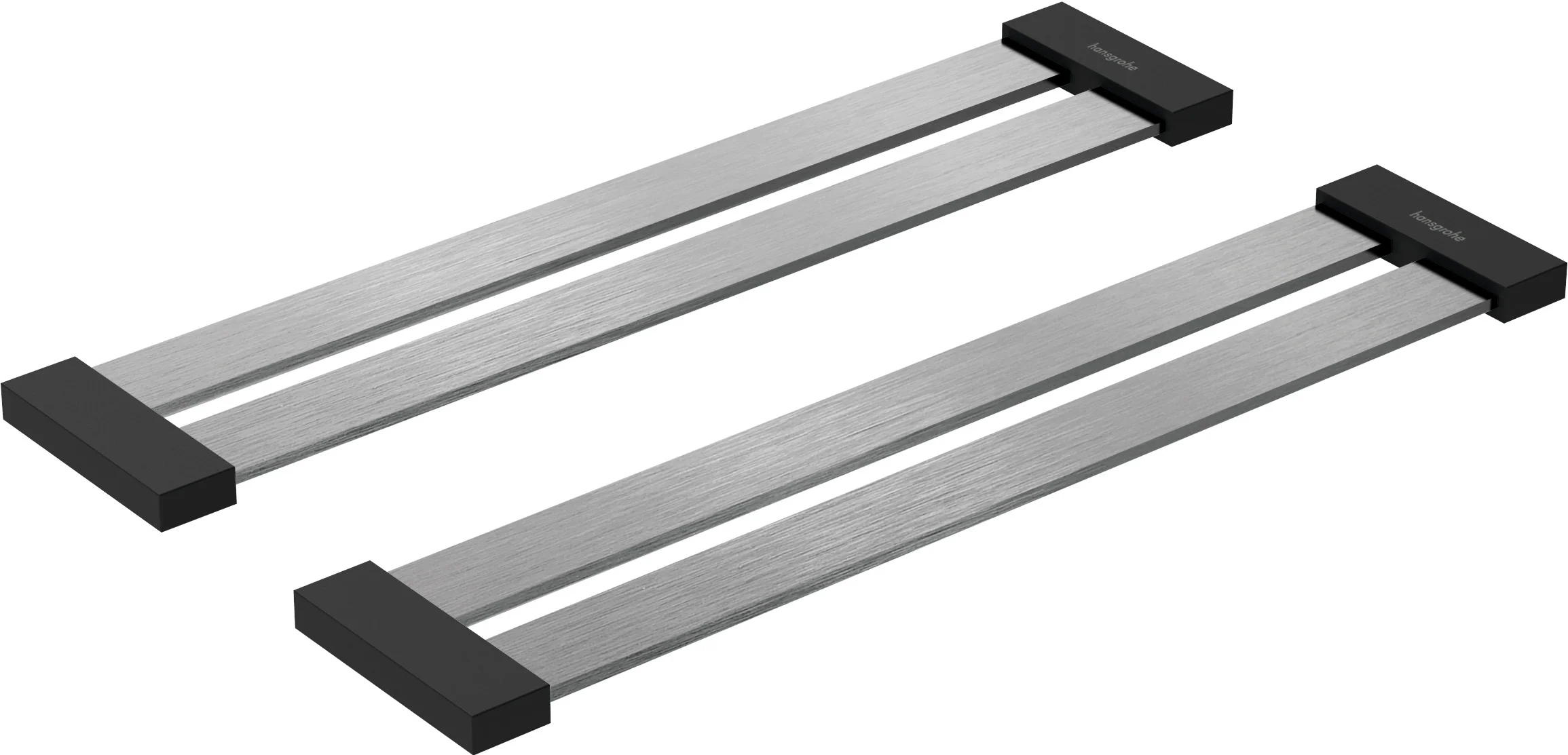 Hansgrohe F26 Abtropfgitter Edelstahl, Aufbau und flächenbündig, Material Aluminium, Verpackungseinheit 2 Stück