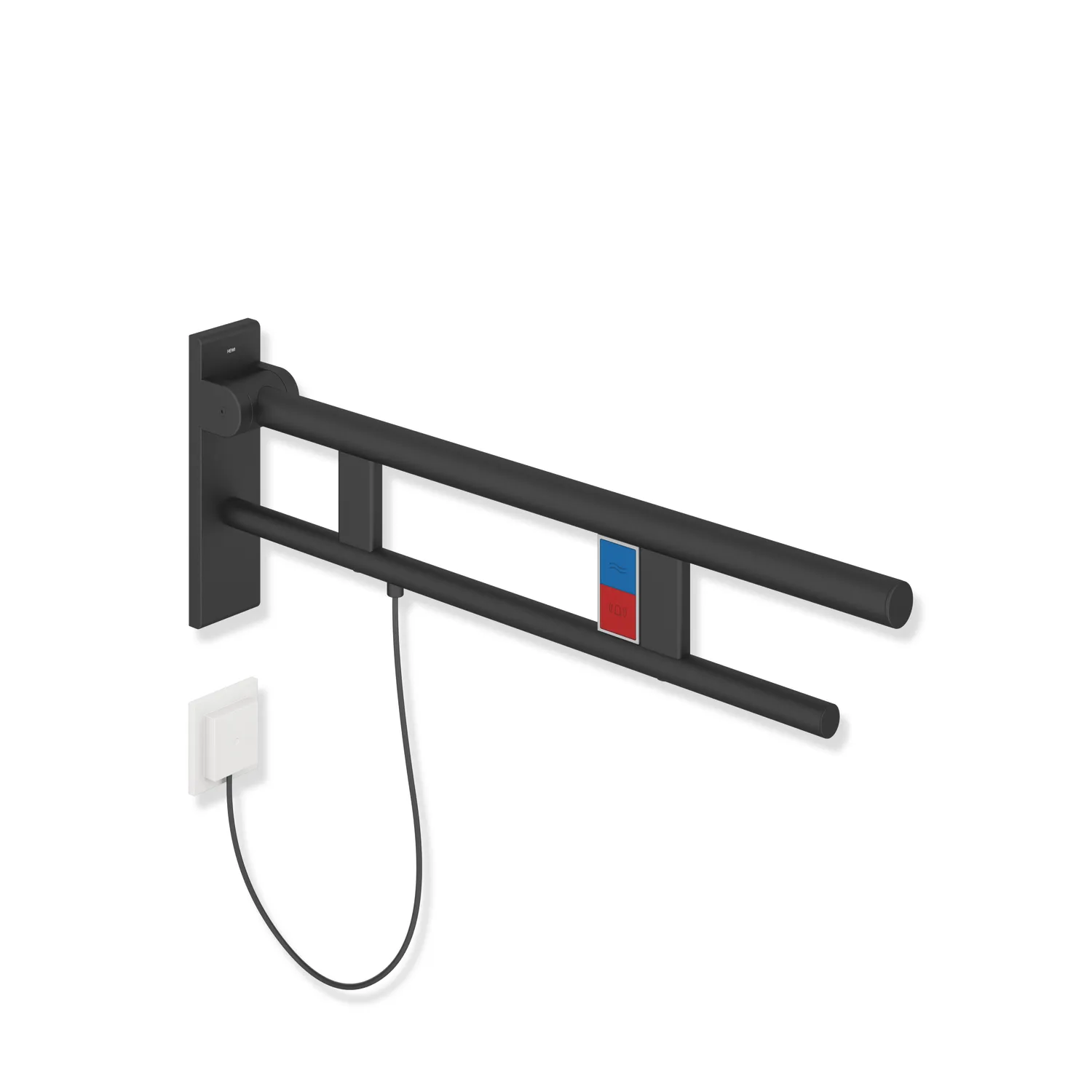 HEWI Toilettenstütze „System 900“, Befestigung verdeckt HEWI Toilettenstütze „System 900“, Befestigung verdeckt