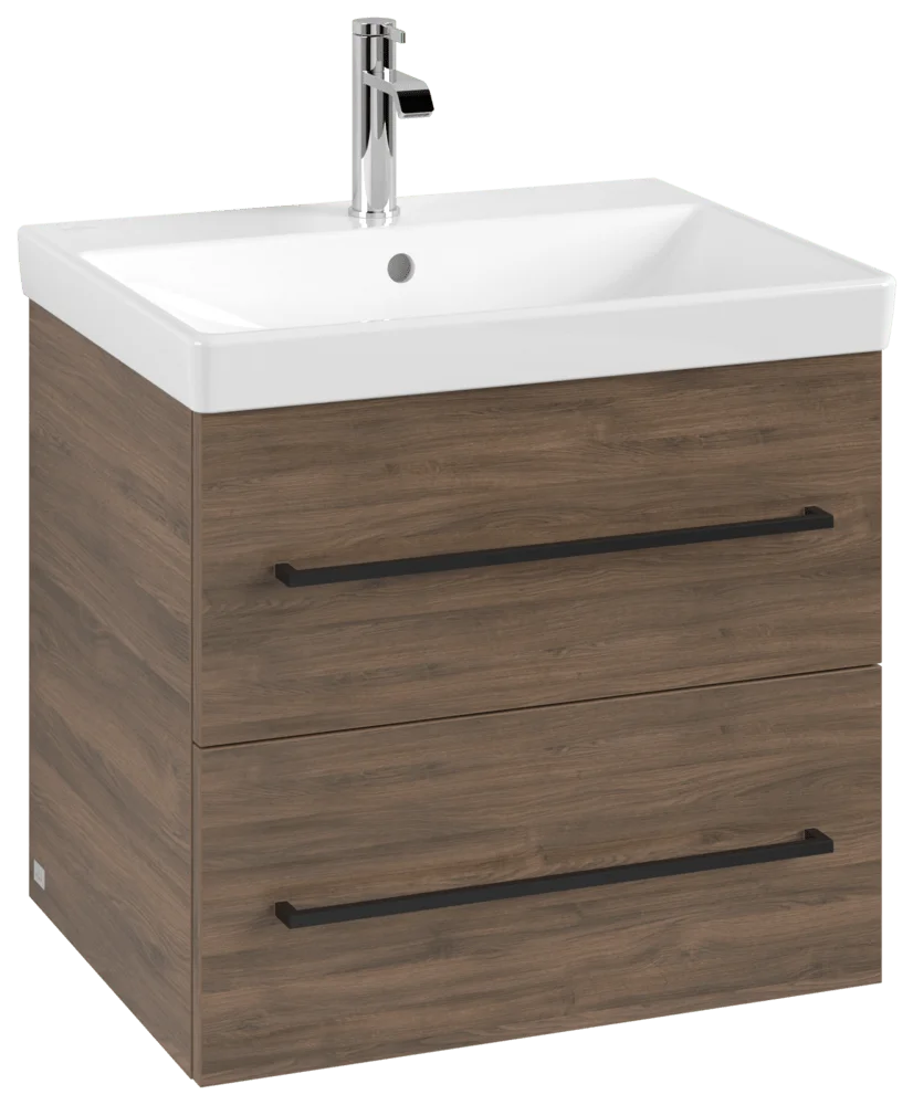 Villeroy & Boch Waschbeckenunterschrank Avento, Arizona Oak, 576x514x450 mm, Eckig, 2 Auszüge, SoftClosing
