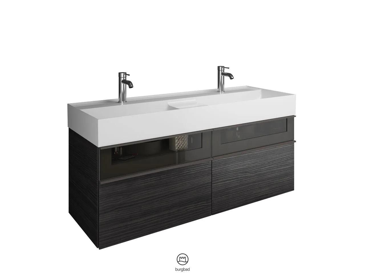 burgbad Badmöbelset „Yumo“ in Eiche Dekor Cashmere burgbad Badmöbelset „Yumo“ in Eiche Dekor Cashmere