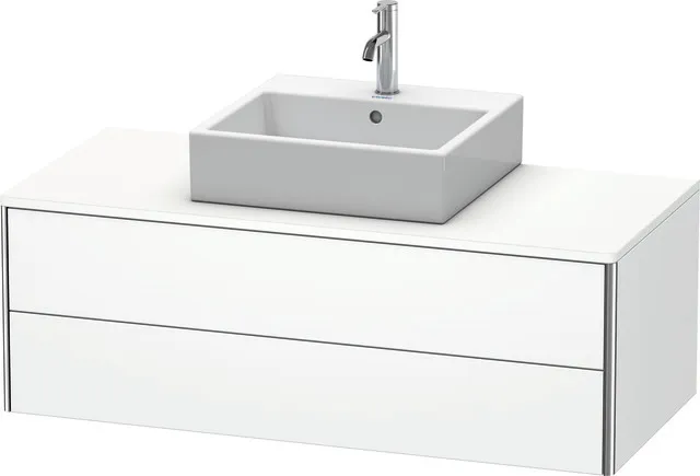 Duravit Waschtischunterschrank wandhängend „XSquare“ 120 × 40 × 54,8 cm Weiß Supermatt