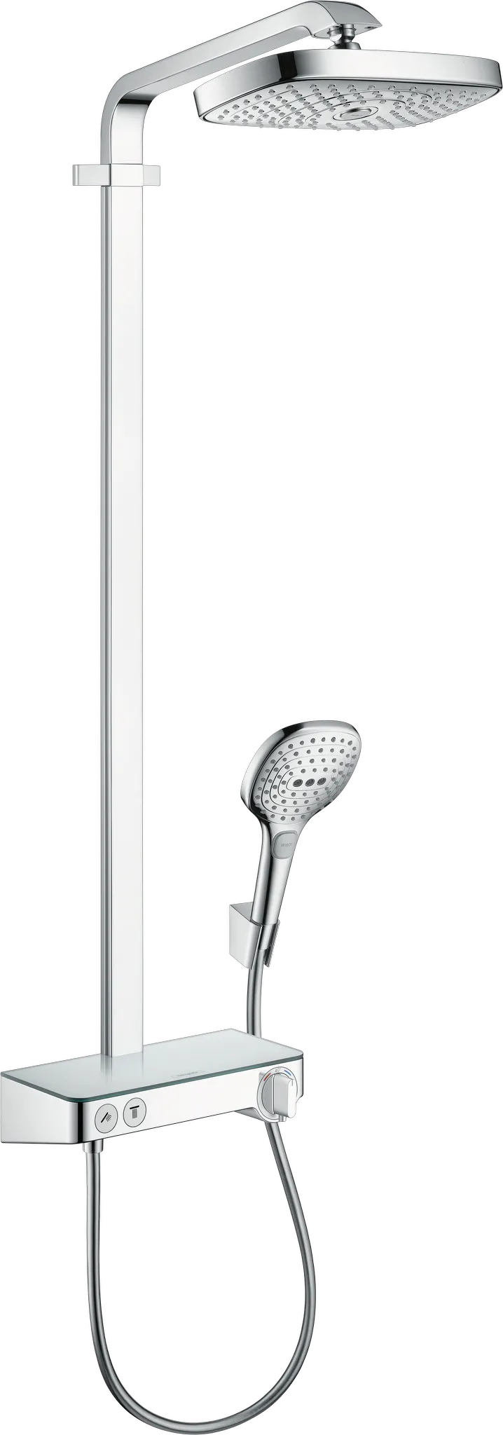 Hansgrohe Raindance Select E Showerpipe 300 2jet mit ShowerTablet Select 300, Chrom Hansgrohe Raindance Select E Showerpipe 300 2jet mit ShowerTablet Select 300, Chrom