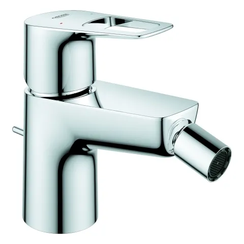 Einhand-Bidetbatterie BauLoop 23338_1, Einlochmontage, mit Temperaturbegrenzer, EcoJoy Mousseur 5,7 l/min, Zugstangen-Ablaufgarnitur aus Kunststoff 1 1/4″, chrom Einhand-Bidetbatterie BauLoop 23338_1, Einlochmontage, mit Temperaturbegrenzer, EcoJoy Mousseur 5,7 l/min, Zugstangen-Ablaufgarnitur aus Kunststoff 1 1/4″, chrom