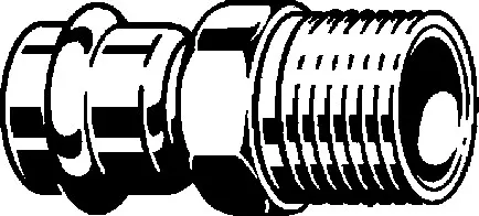 „Prestabo“ Übergangsverschraubung mit 1 Muffe und Außengewinde 12 mm × 3/8″ „Prestabo“ Übergangsverschraubung mit 1 Muffe und Außengewinde 12 mm × 3/8″