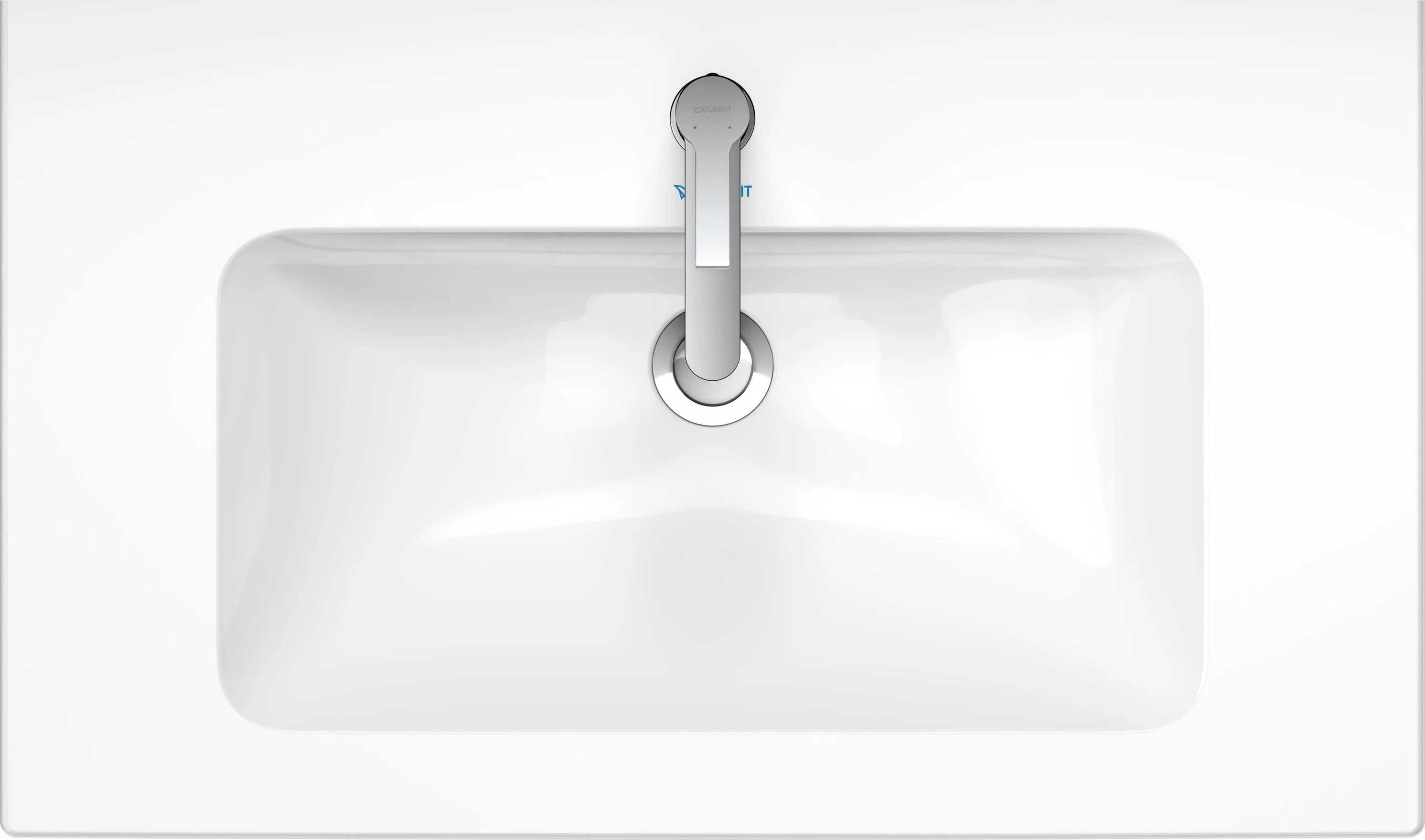 Wandwaschtisch „ME by Starck“, mit Überlauf, Hahnlochposition mittig in Weiß Hochglanz Wandwaschtisch „ME by Starck“, mit Überlauf, Hahnlochposition mittig in Weiß Hochglanz