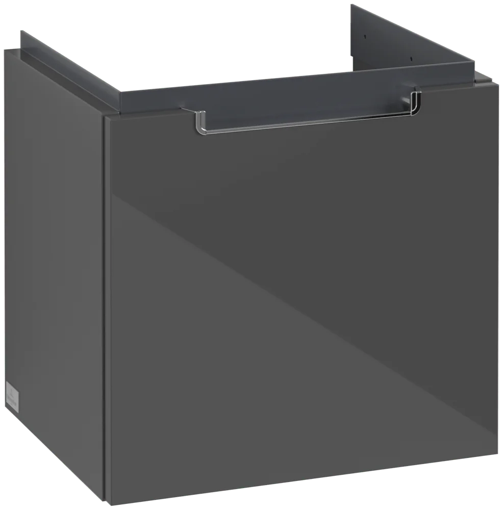 Villeroy & Boch Subway 2.0 Waschbeckenunterschrank A68410, Glossy Grey, 440x420x352mm