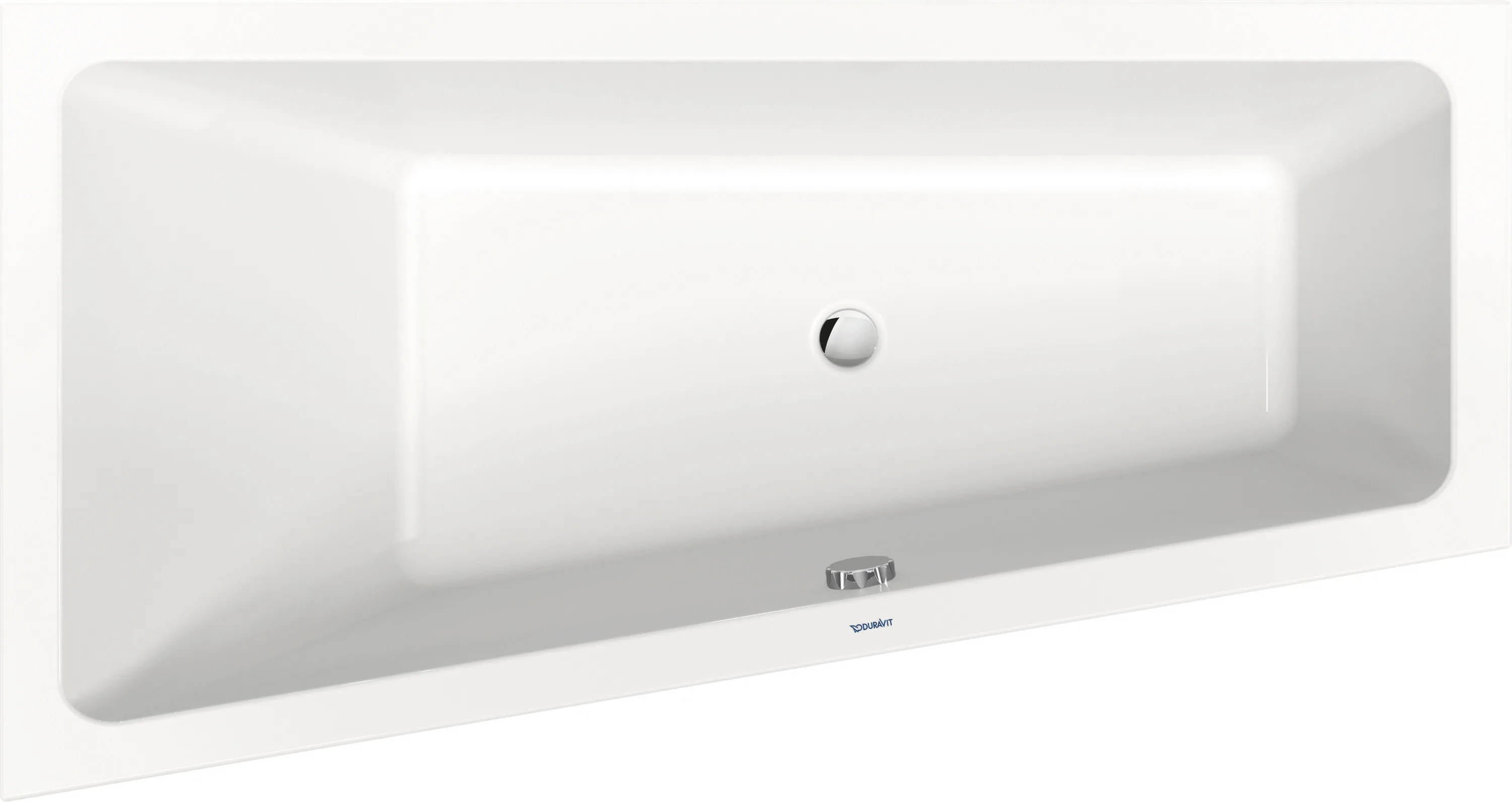 Duravit Badewanne „No.1“ trapez 1600 × 850 mm, links in Weiß Duravit Badewanne „No.1“ trapez 1600 × 850 mm, links in Weiß