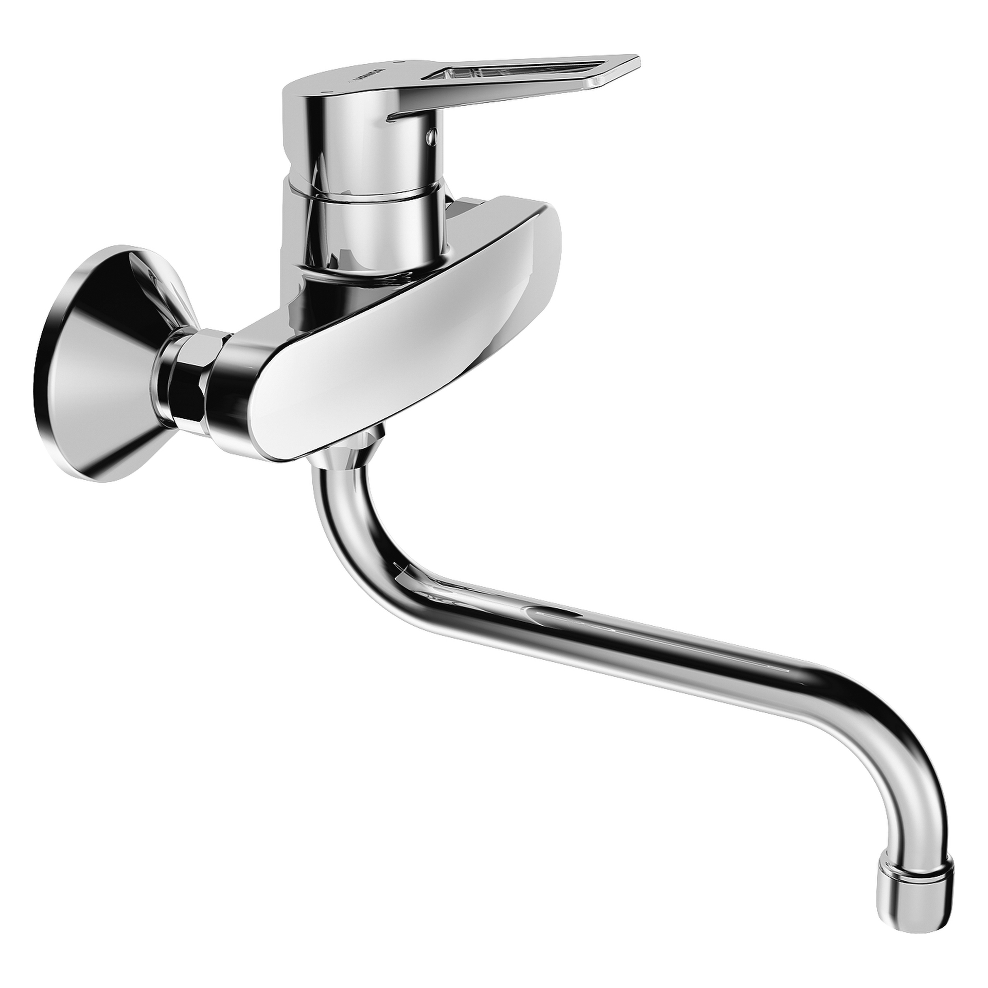 Hansa Einhand-Küchenarmatur „Twist“ Ausladung 232 mm in chrom Hansa Einhand-Küchenarmatur „Twist“ Ausladung 232 mm in chrom