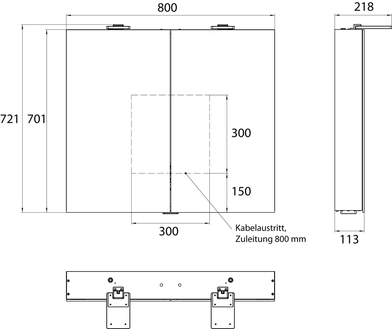 emco Lichtspiegelschrank flat 2 Style (LED), 800mm, Aufputz emco Lichtspiegelschrank flat 2 Style (LED), 800mm, Aufputz