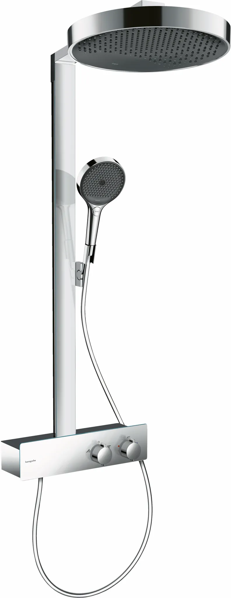 Rainfinity Showerpipe 360 1jet mit ShowerTablet 350 Chrom