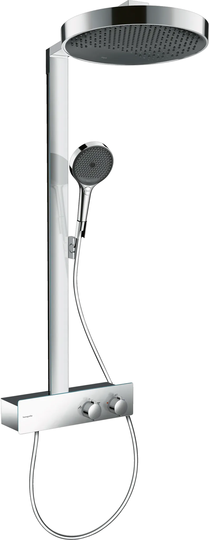 Hansgrohe Rainfinity Showerpipe 360 1jet mit ShowerTablet 350, Chrom Hansgrohe Rainfinity Showerpipe 360 1jet mit ShowerTablet 350, Chrom