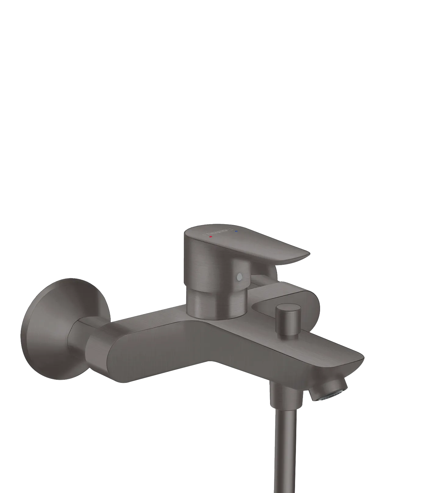 Hansgrohe Talis E Einhebel-Wannenmischer Aufputz, Brushed Black Chrome Hansgrohe Talis E Einhebel-Wannenmischer Aufputz, Brushed Black Chrome