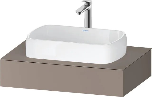 Duravit Konsole „Qatego“ in Basalt Matt