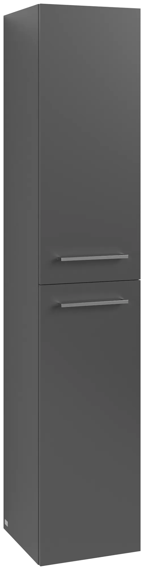 Villeroy & Boch Hochschrank „Avento“ 35 × 176 × 37,2 × 37,2 cm Graphite, Anschlag rechts, Soft Closing, 2 Türen Villeroy & Boch Hochschrank „Avento“ 35 × 176 × 37,2 × 37,2 cm Graphite, Anschlag rechts, Soft Closing, 2 Türen