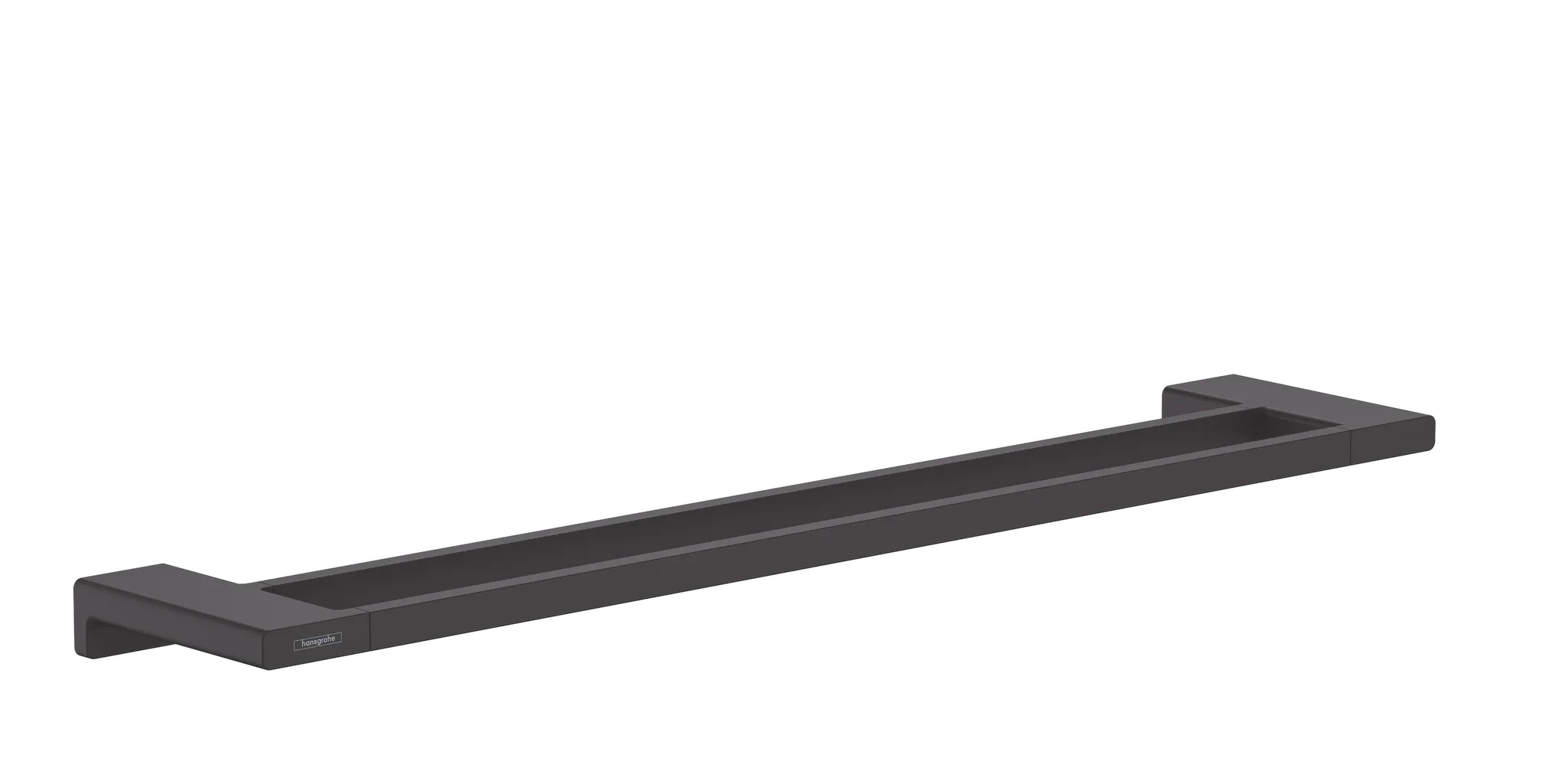 Hansgrohe AddStoris Q Doppelbadetuchhalter, Mattschwarz Hansgrohe AddStoris Q Doppelbadetuchhalter, Mattschwarz