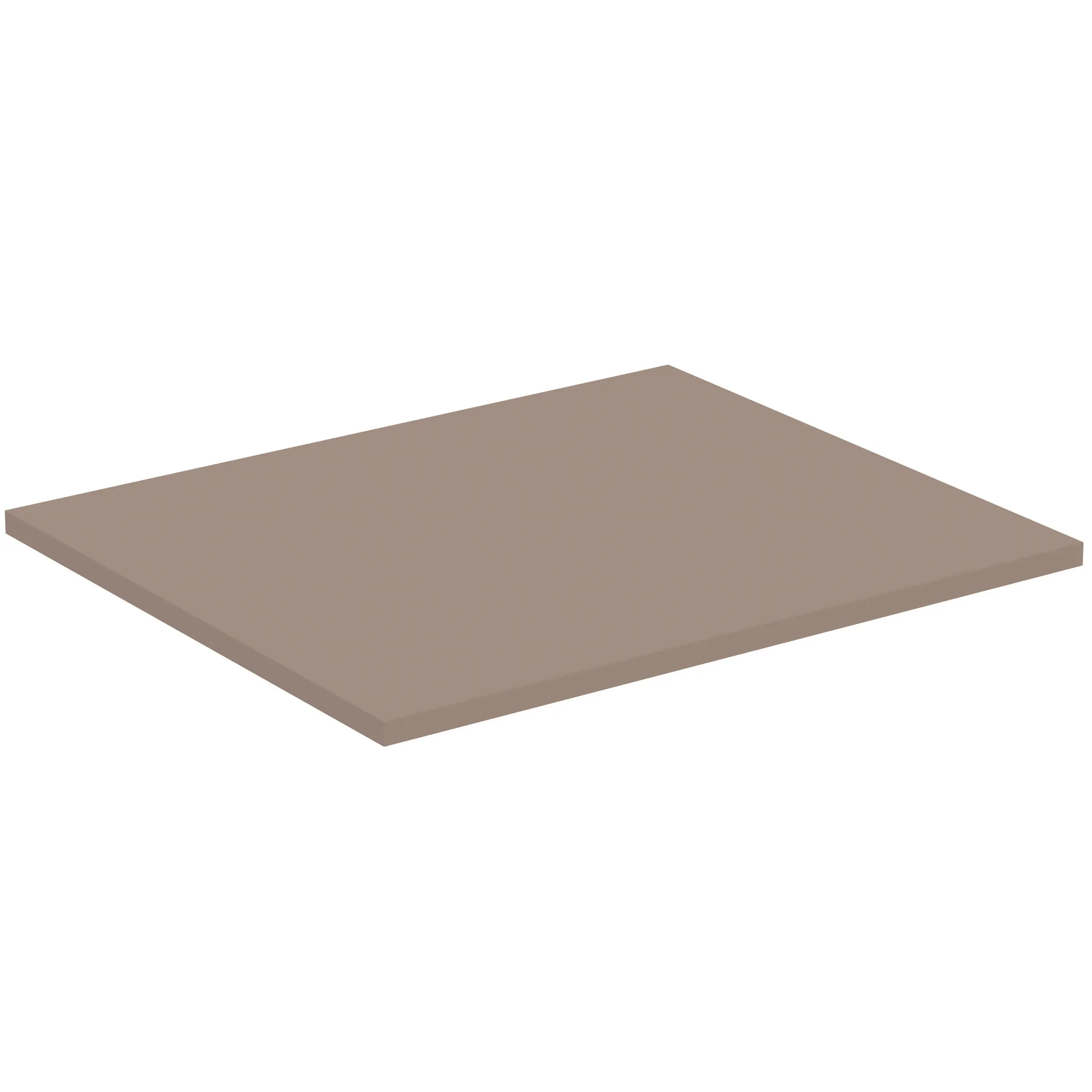 Ideal Standard Waschtischplatte i.life B ohne Ausschnitt, 602x507x18mm, Greige matt Ideal Standard Waschtischplatte i.life B ohne Ausschnitt, 602x507x18mm, Greige matt