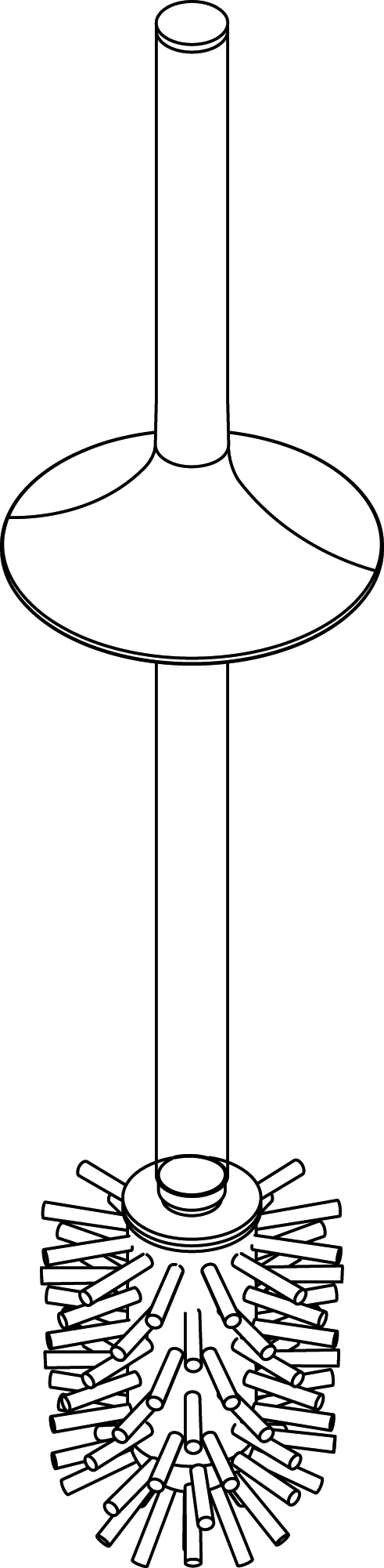 Starck T Ersatzteil WC Accessoires Bürstenkopf mit Stieln Starck T Ersatzteil WC Accessoires Bürstenkopf mit Stieln