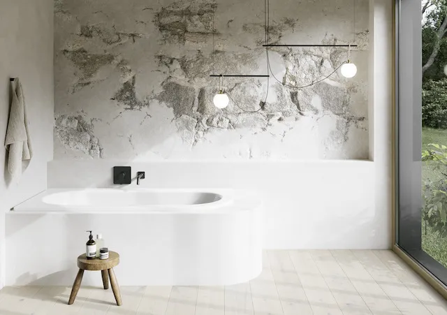 Bette BetteStarlet IV Badewanne, oval, glasierter Titan-Stahl, 1850 x 850 mm, Randhöhe 30 mm, 2-Sitzer, Einbau, 155 Liter Nutzinhalt