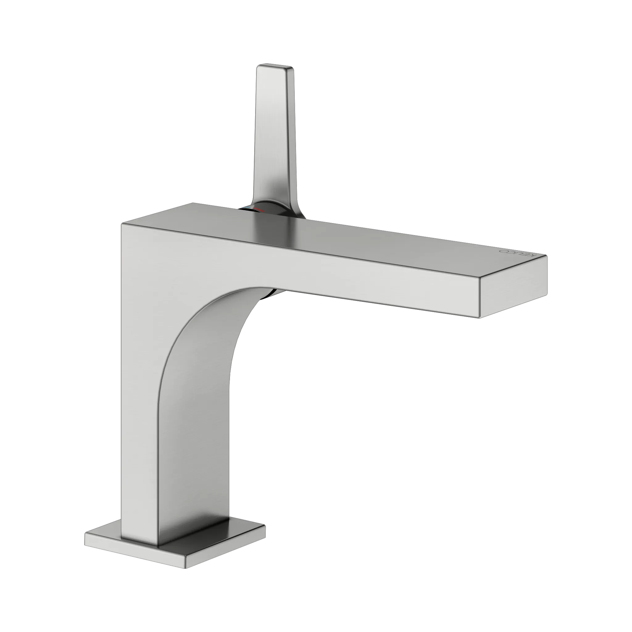 KEUCO EDITION 11 Einhebel-Waschtischmischer 110 ohne Zugstangen-Ablaufgarnitur Edelstahl-finish