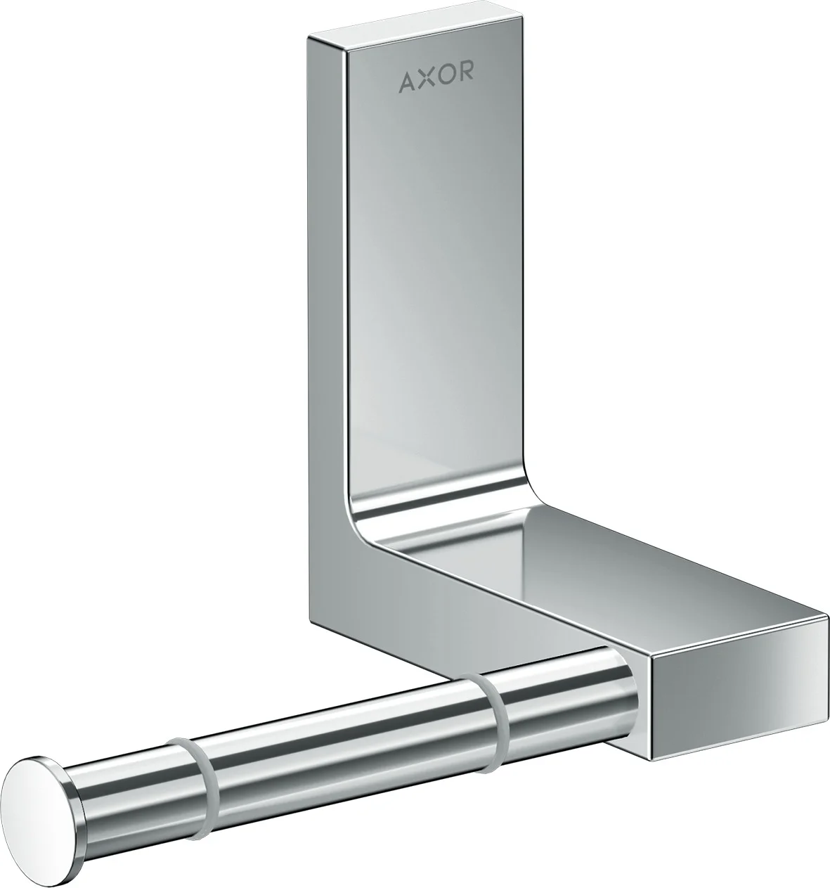 Hansgrohe AXOR Universal Rectangular Toilettenpapierhalter Chrom, Wandmontage, Metall, verdeckte Befestigung, Bohrloch Ø 6 mm, Bohrabstand 35 mm Hansgrohe AXOR Universal Rectangular Toilettenpapierhalter Chrom, Wandmontage, Metall, verdeckte Befestigung, Bohrloch Ø 6 mm, Bohrabstand 35 mm