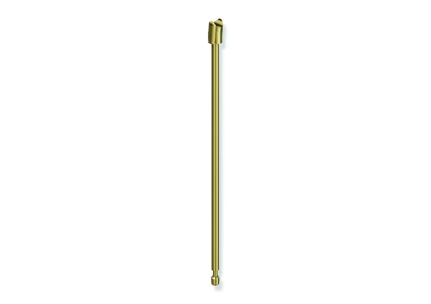 HEWI Bodenstütze System 900, Edelstahl PVD gold, Montagehöhe 680 mm