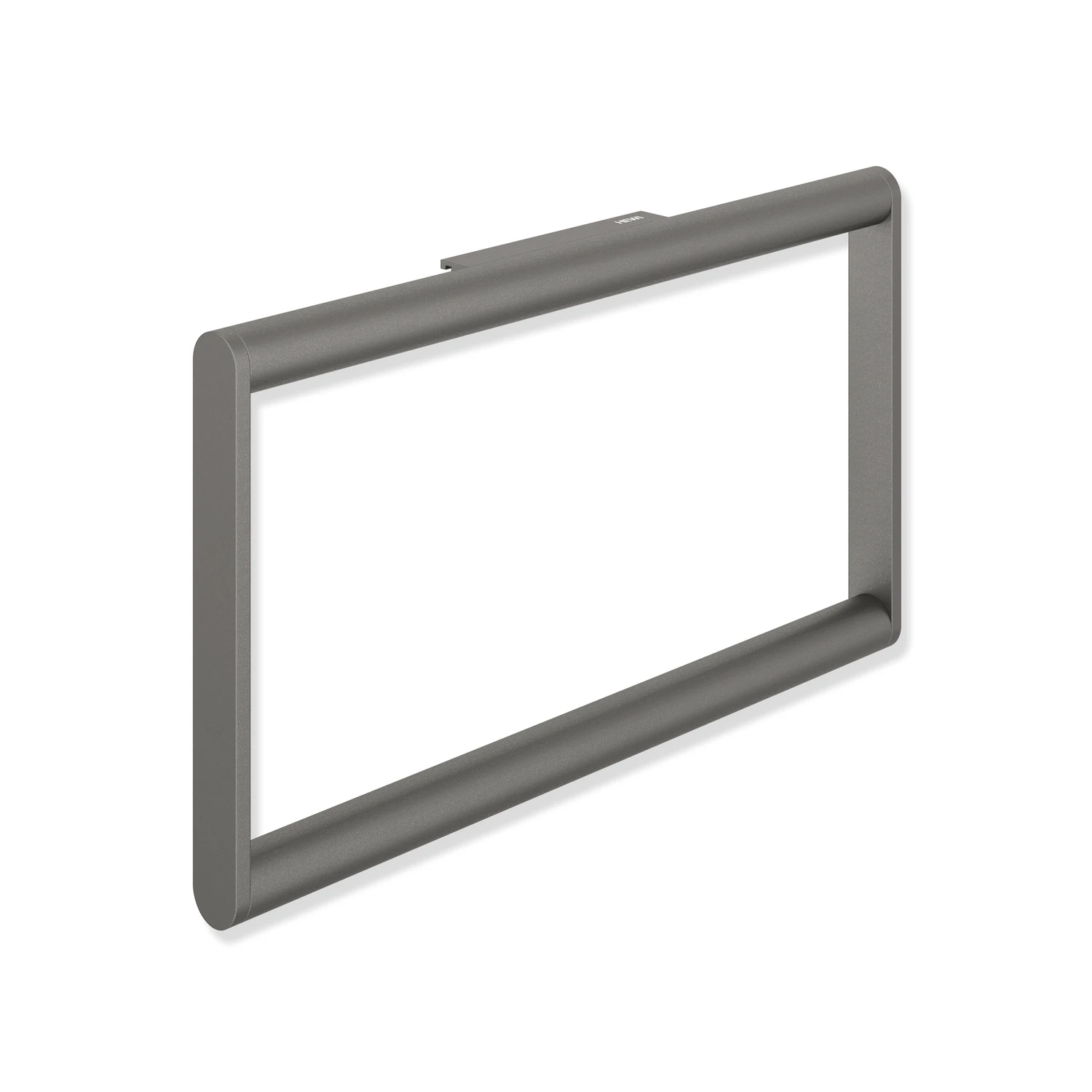 HEWI Handtuchring pulverbeschichtet „System 900“ 23 × 13 × 2,1 cm in Dunkelgrau tiefmatt